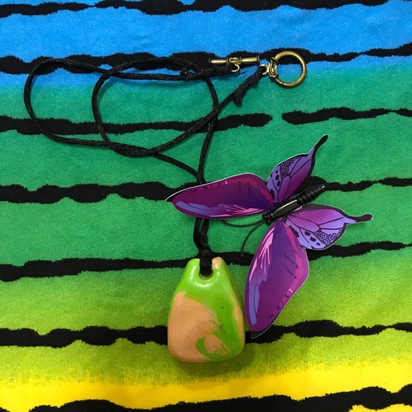 Ceramic Vintage One of a Kind Handmade Boho Necklace - Picture 15 of 16